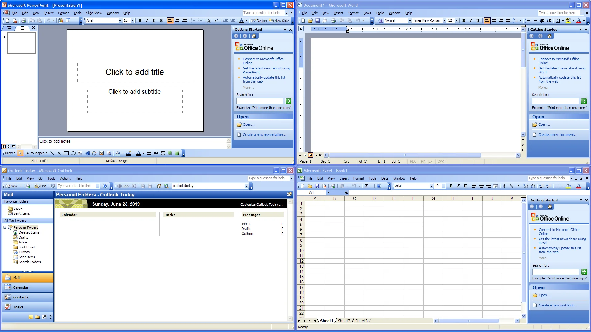 Microsoft Office 2003 Türkçe + Frontpage 2003