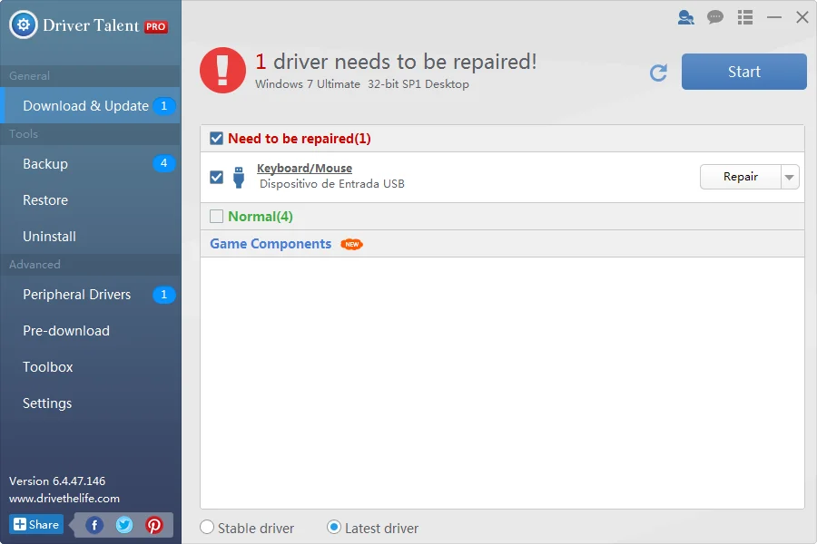 Driver Talent Pro 8.1.12.72